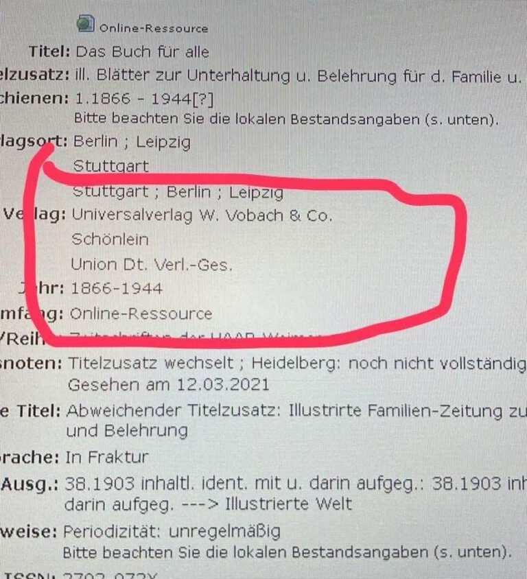 W. Vobach Kunstdruckverlag Das Buch für Alle