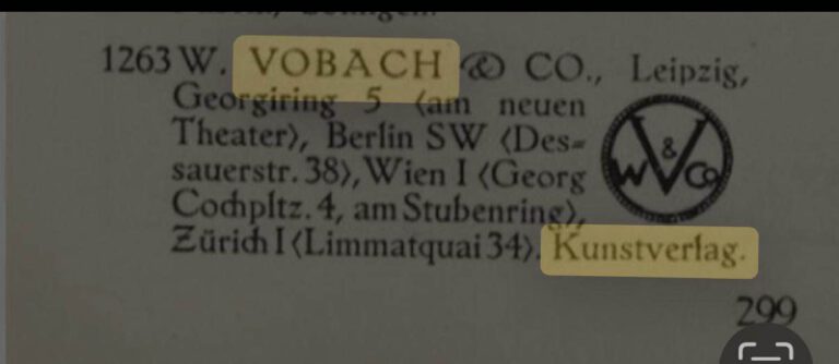 Kunstverlag W. Vobach54