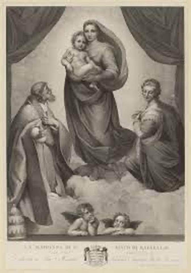 Sixtinische Madonna Kunstdruckverlag W. Vobach
