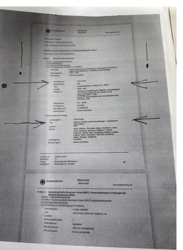 Bundesarchiv Jüdischer Nachweis
