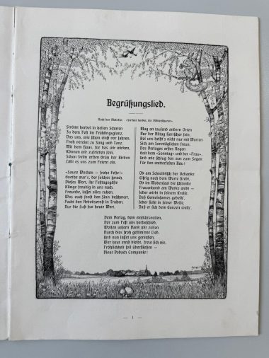 Festzeitung W. Vobach